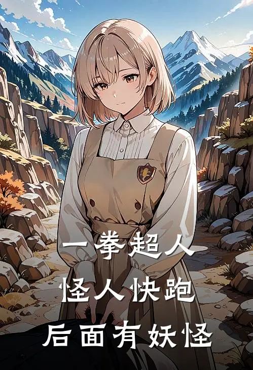 一拳超人，怪人快跑，后面有妖怪